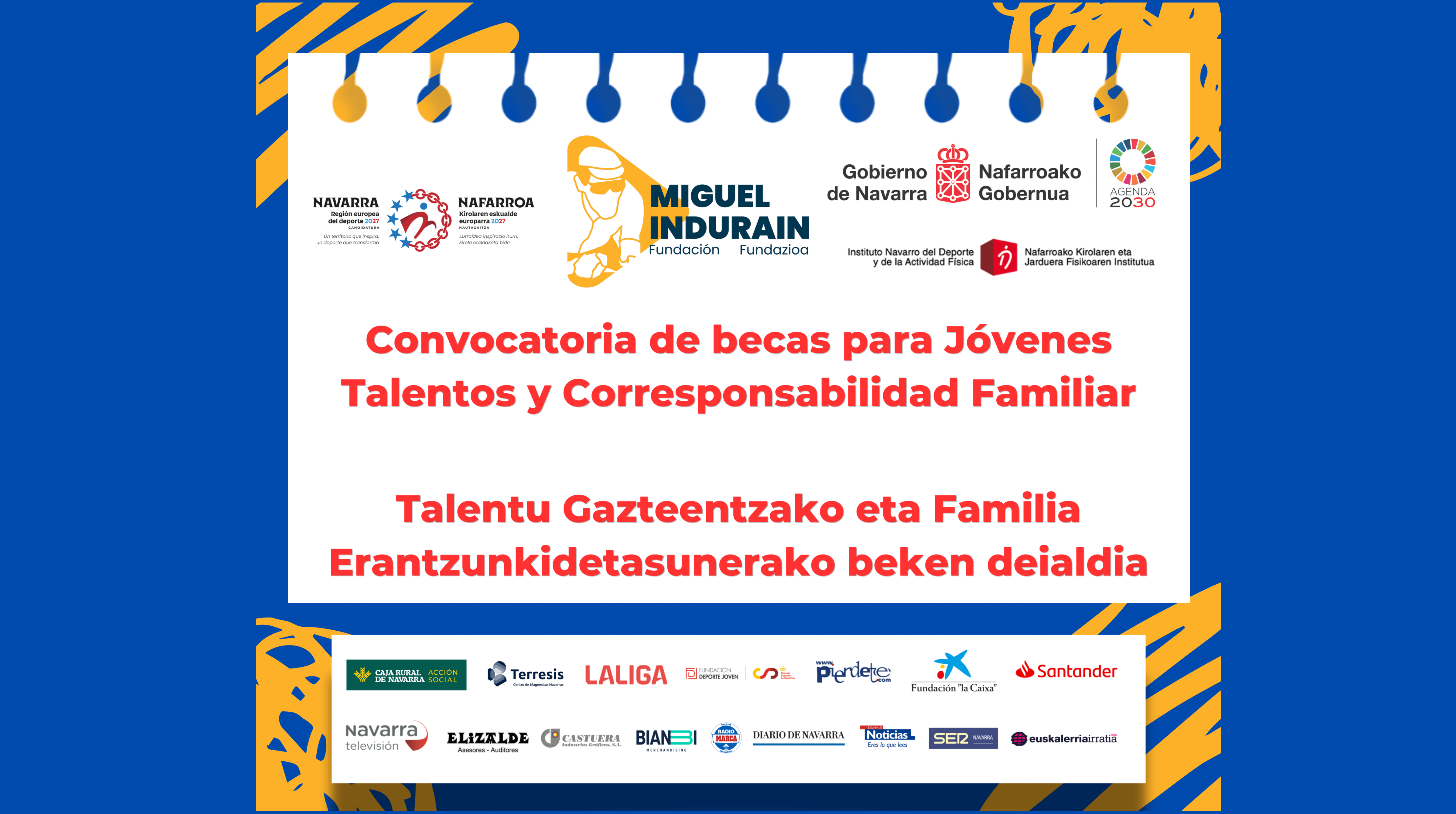 Convocatorias de Becas para Jóvenes Talentos y Corresponsabilidad Familiar